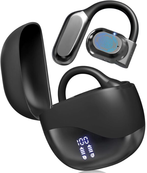 Real-Time AI Translation Earbuds | 144-Language 3-in-1 Translating Headphones for Global Travel, Business & Language Learning – Compact Design with Charging Case (Black)