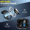 AI Translation Earbuds Real Time, 144 Language Translator Earbuds OWS 3-in-1 Translation Headphones, Translation Device for Travel Business Learning Compatible with iOS and Android（Black） - Image 6