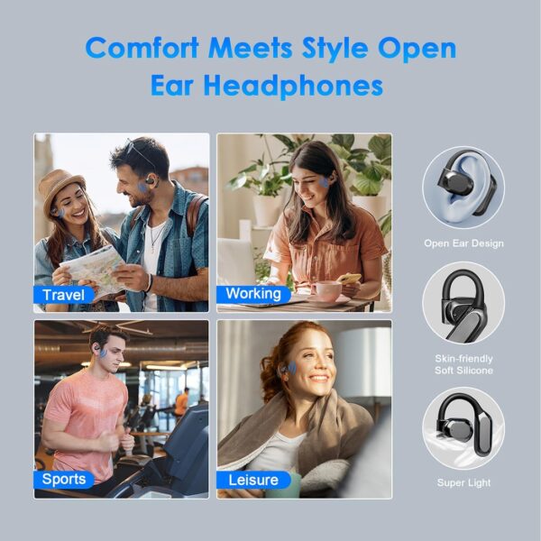 Real-Time AI Translation Earbuds | 144-Language 3-in-1 Translating Headphones for Global Travel, Business & Language Learning – Compact Design with Charging Case (Black) - Image 7